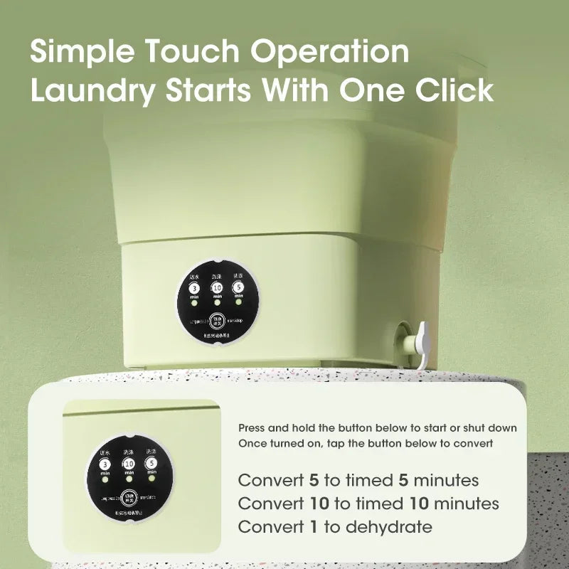 Grafty™ Folding Mini Washing Machine