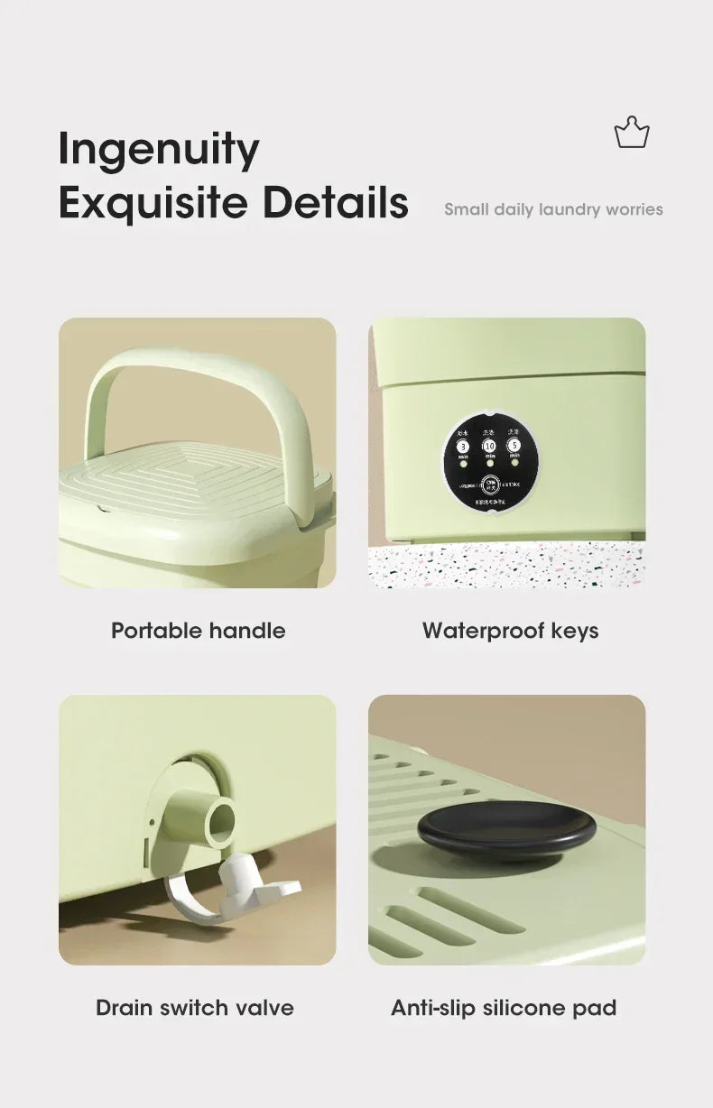 Grafty™ Folding Mini Washing Machine