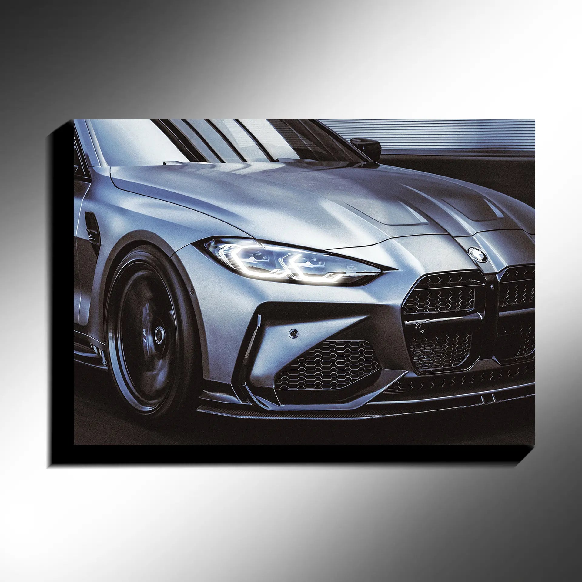 IllumiCar LED Car Poster with Customizable Light Modes