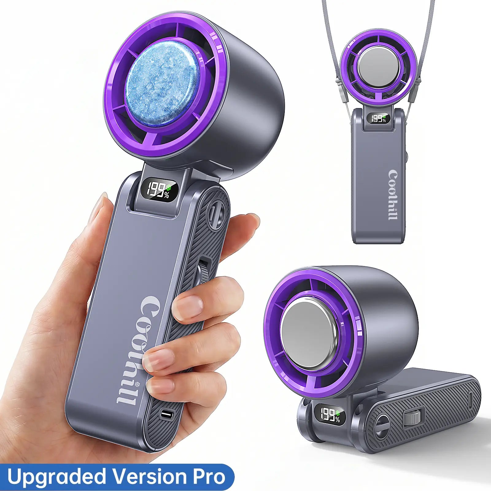 Portable Handheld Fan with Metal Front Plate – Turbo Airflow