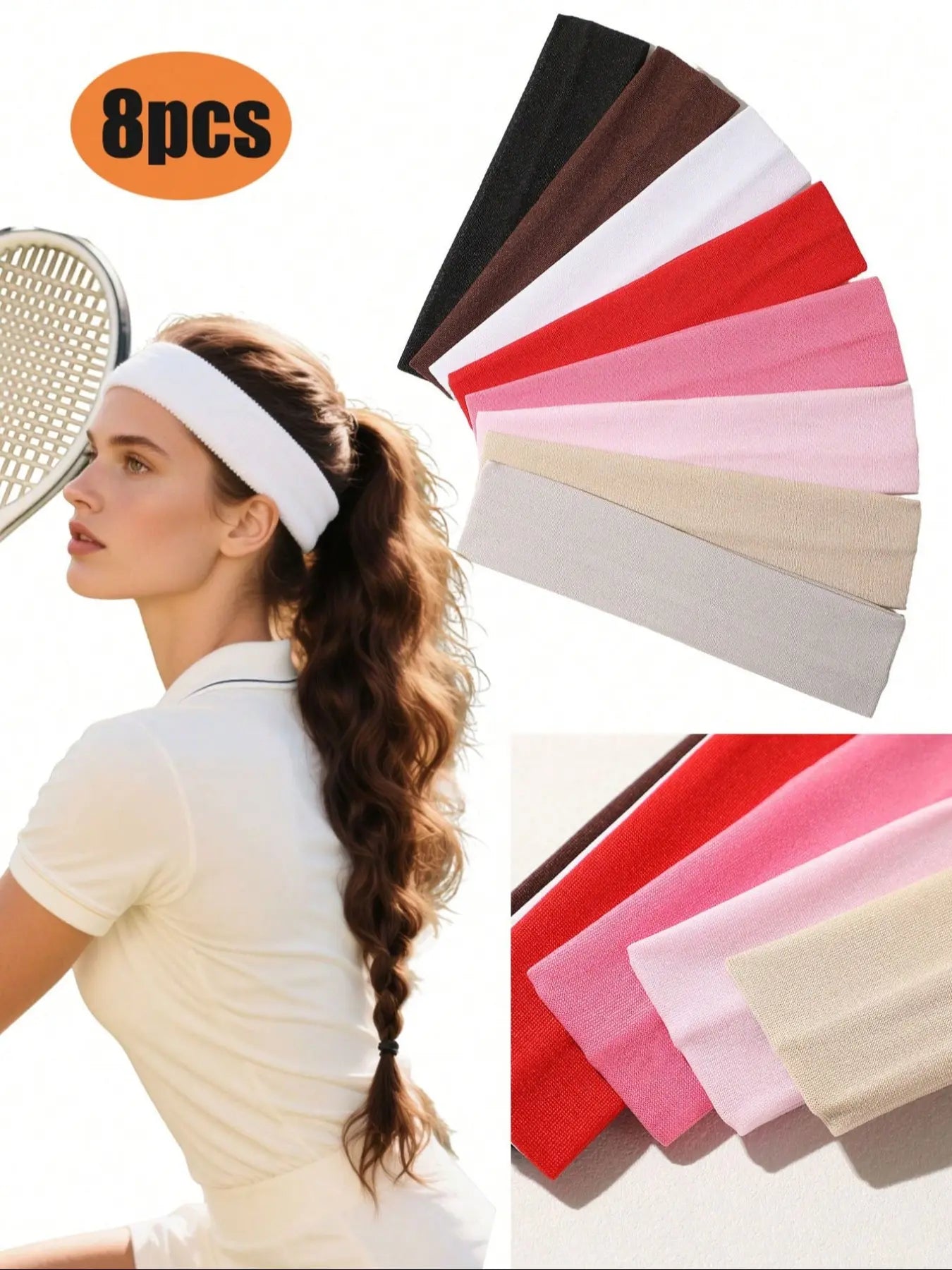 Women's Multi-Color Sports Training Headbands