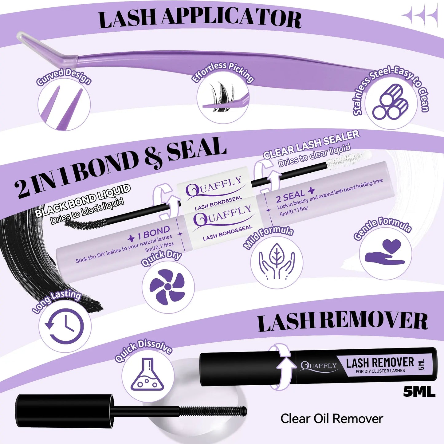Fairy Lash Clusters Kit – DIY Eyelash Extensions Set