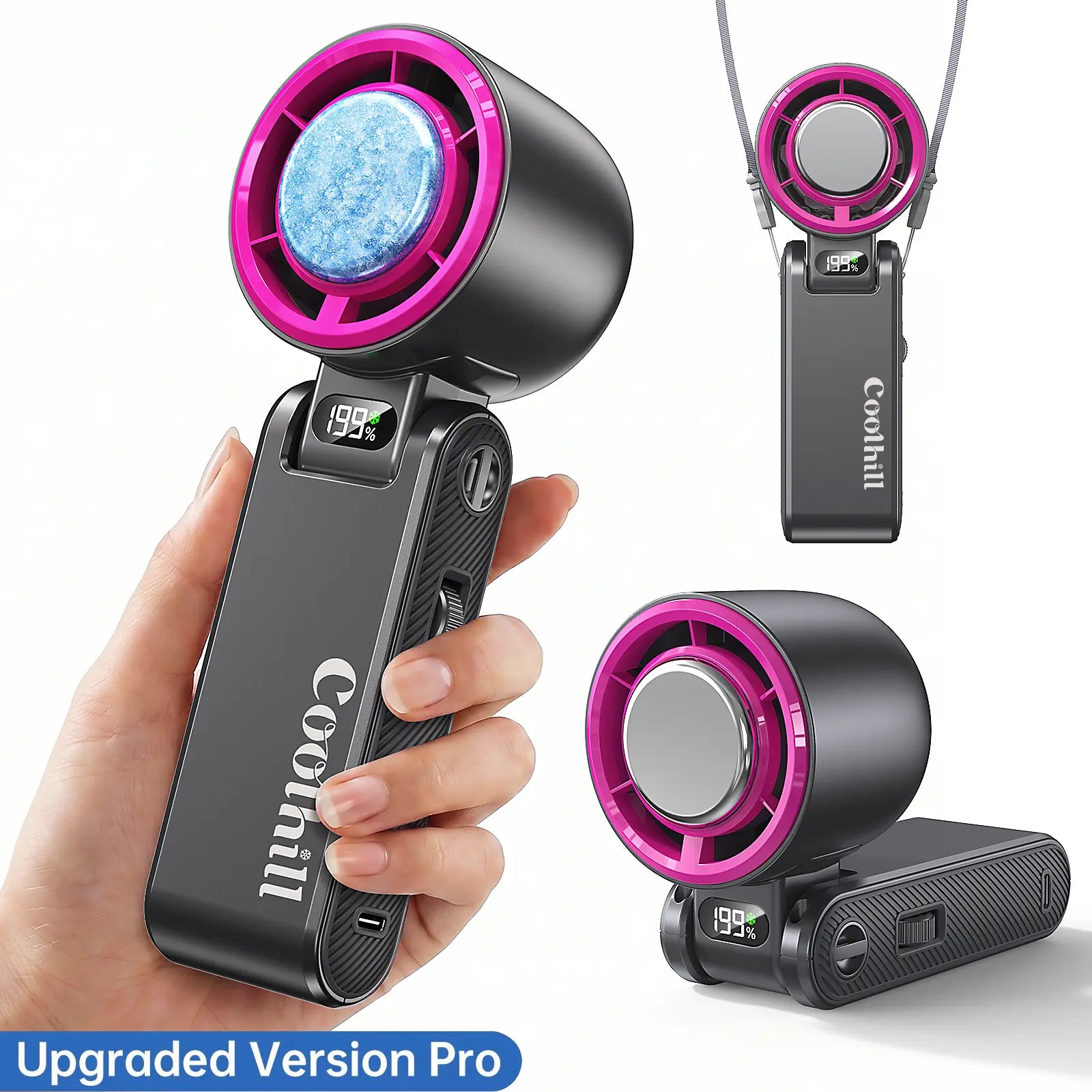 Portable Handheld Fan with Metal Front Plate – Turbo Airflow