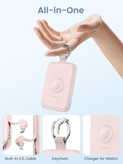 RORRY 10000mAh Keychain Power Bank