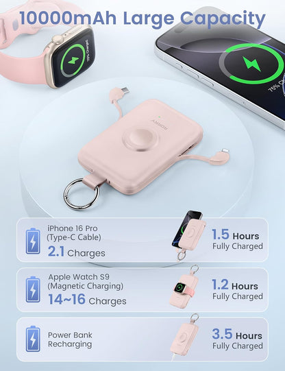 RORRY 10000mAh Keychain Power Bank