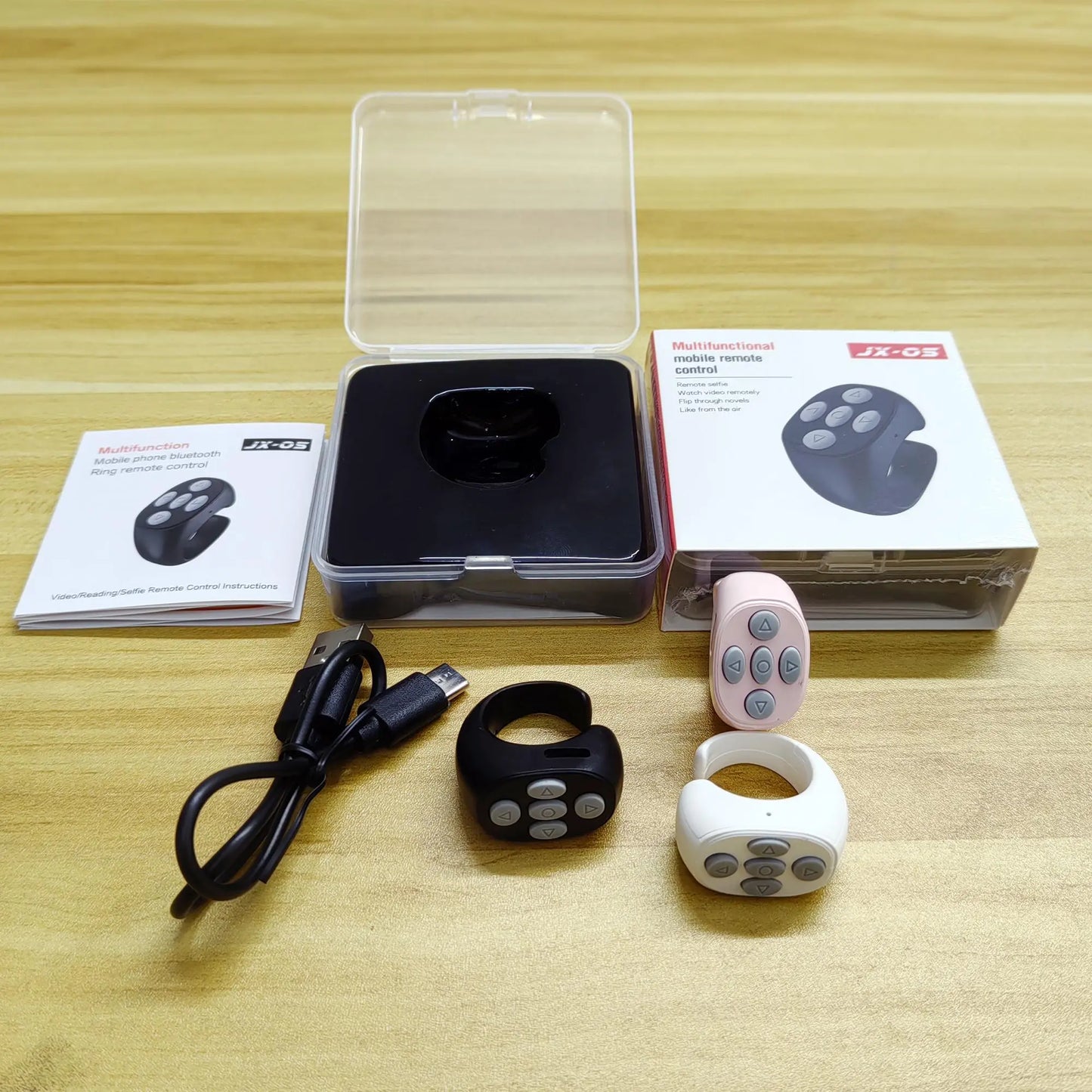 Wireless Remote Control Ring – Bluetooth Selfie & Video Controller