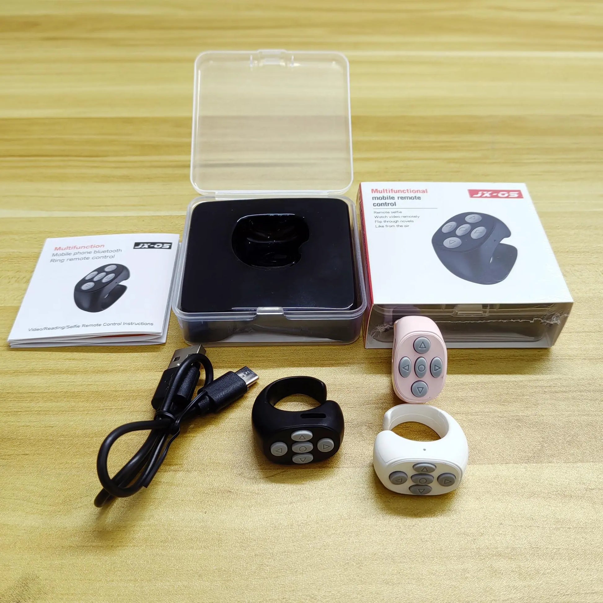 Wireless Remote Control Ring – Bluetooth Selfie & Video Controller