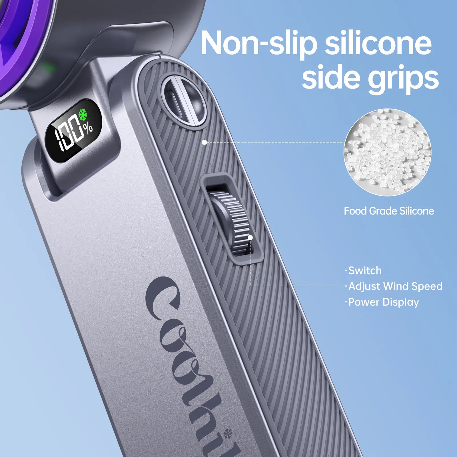 Portable Handheld Fan with Metal Front Plate – Turbo Airflow