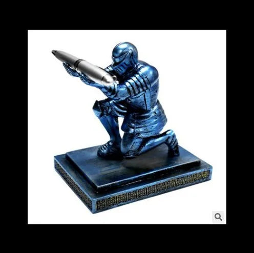 Medieval Armor Knight Desk Organizer & Stationery Stand
