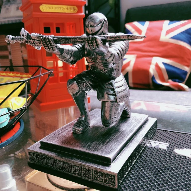 Medieval Armor Knight Desk Organizer & Stationery Stand