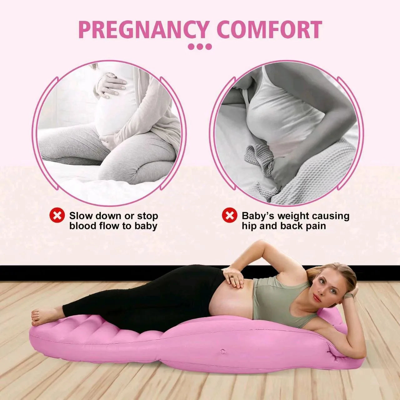 Grafty™ Inflatable Pregnancy Pillow