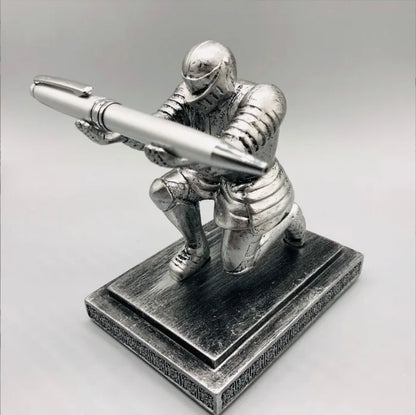 Medieval Armor Knight Desk Organizer & Stationery Stand