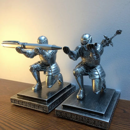 Medieval Armor Knight Desk Organizer & Stationery Stand