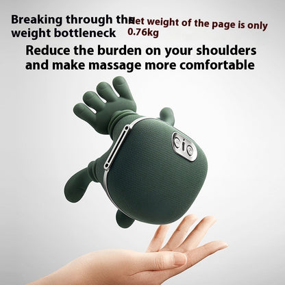Electric Wireless Neck & Shoulder Muscle Massager - Back Kneading Massage Shawl for Pain Relief and Relaxation