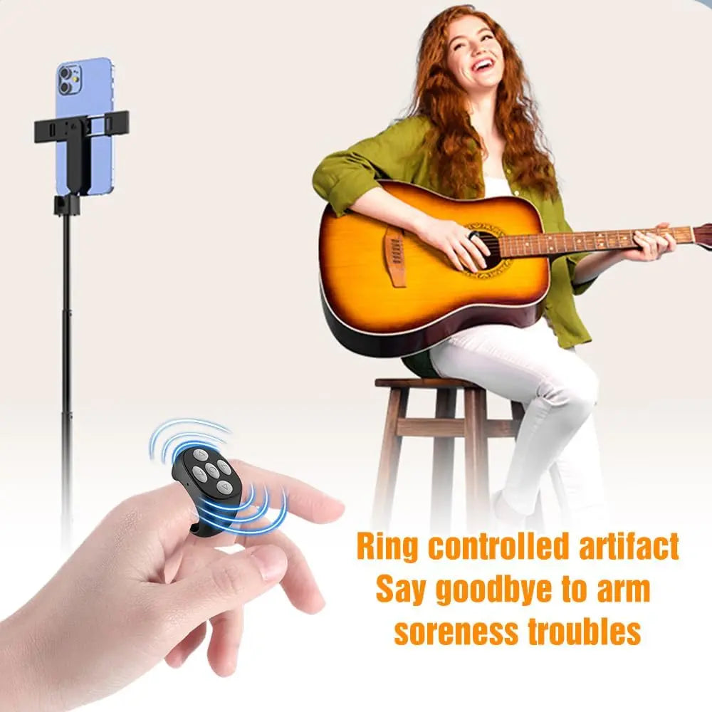 Wireless Remote Control Ring – Bluetooth Selfie & Video Controller