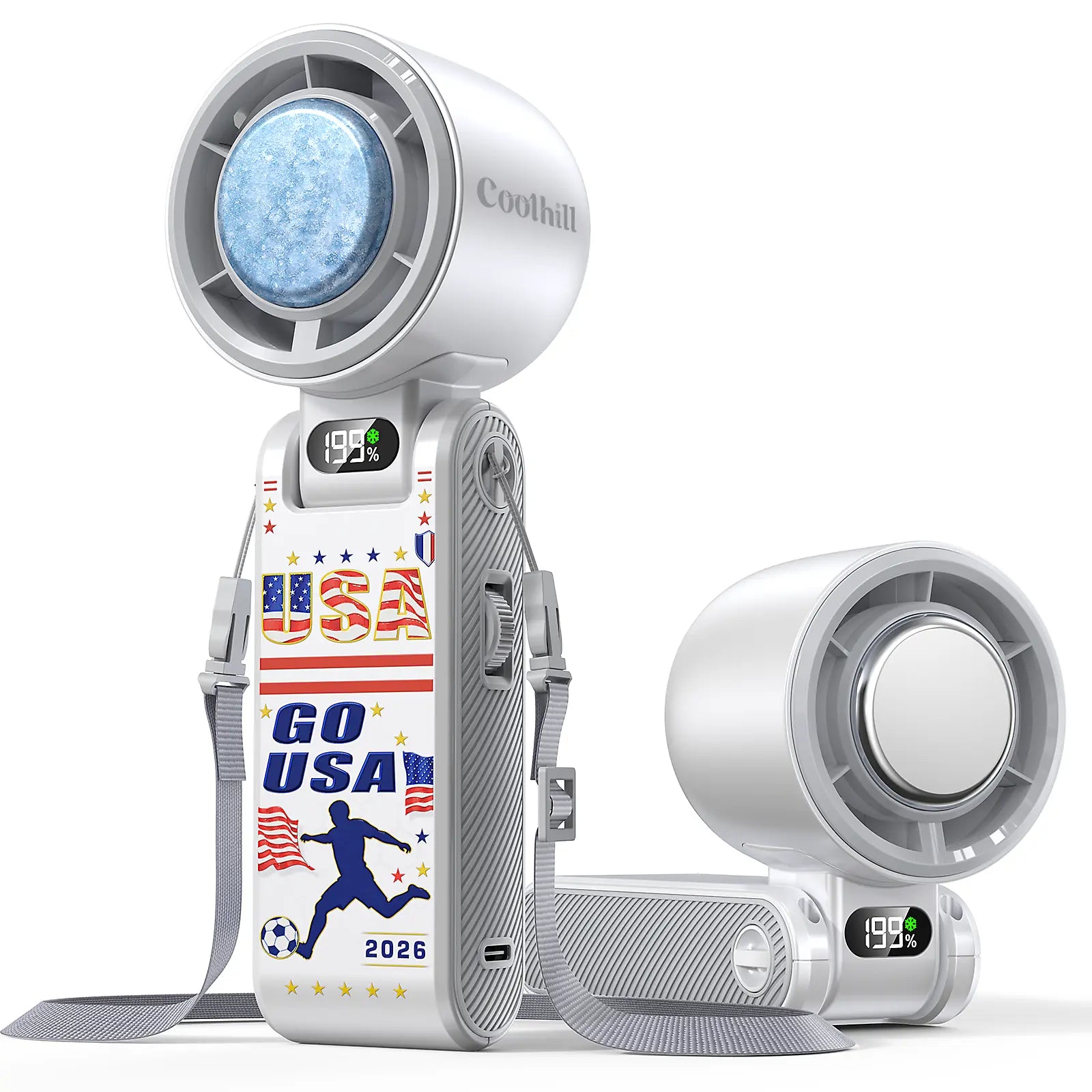 Portable Handheld Fan with Metal Front Plate – Turbo Airflow