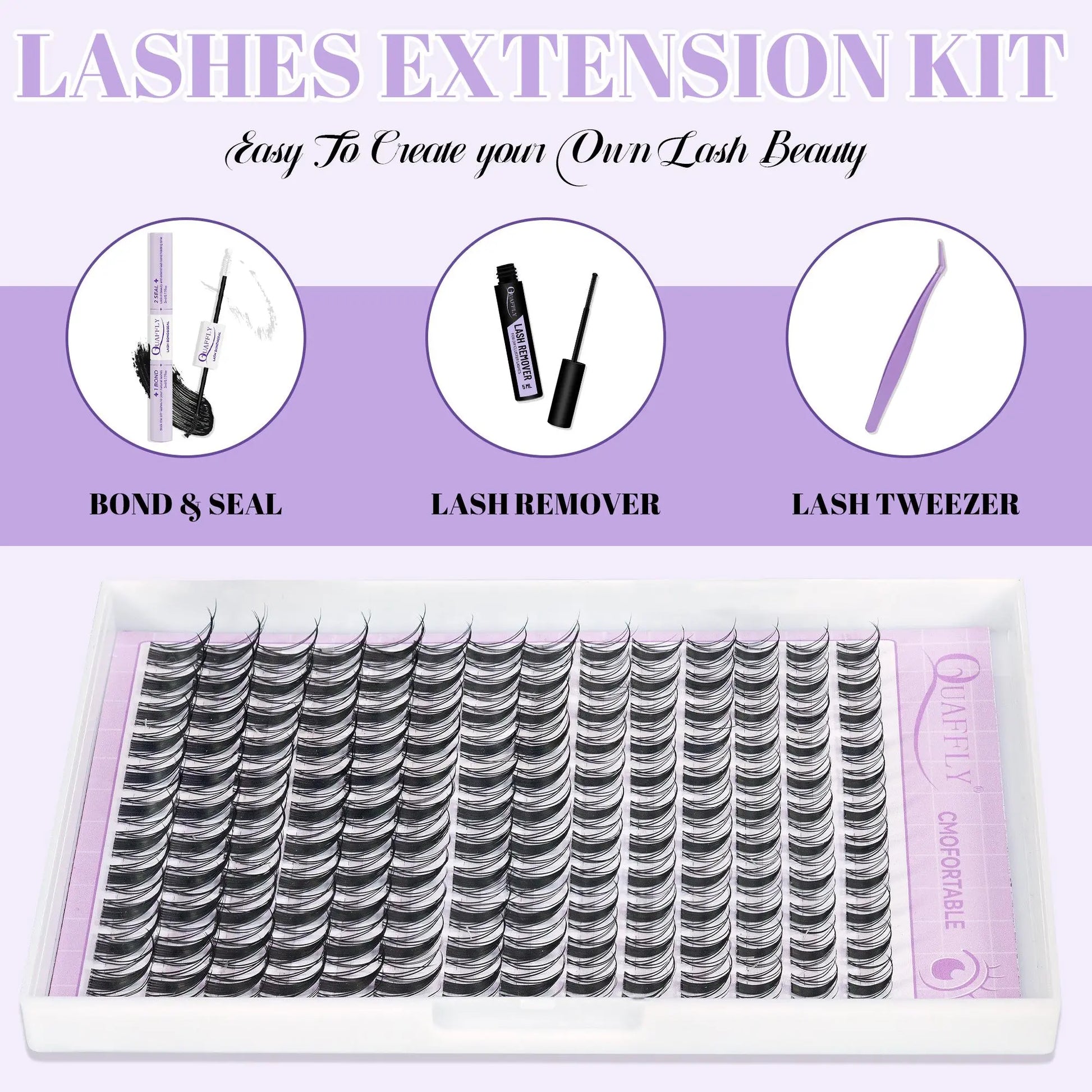 Fairy Lash Clusters Kit – DIY Eyelash Extensions Set