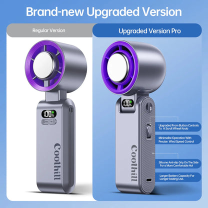 Portable Handheld Fan with Metal Front Plate – Turbo Airflow