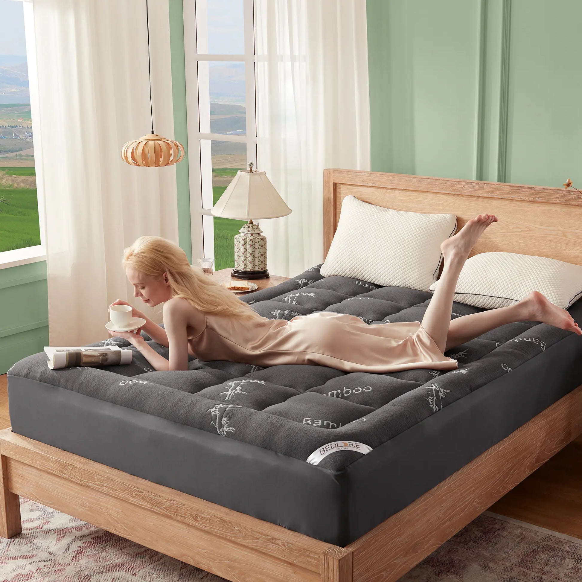 Cooling Mattress Topper for Back Pain Relief