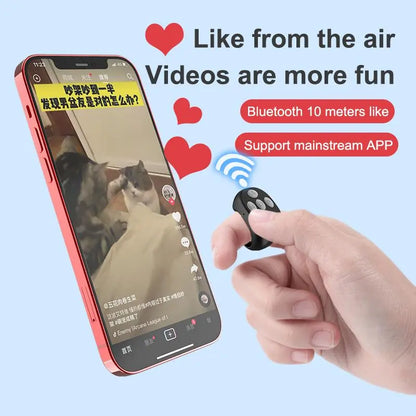 Wireless Remote Control Ring – Bluetooth Selfie & Video Controller