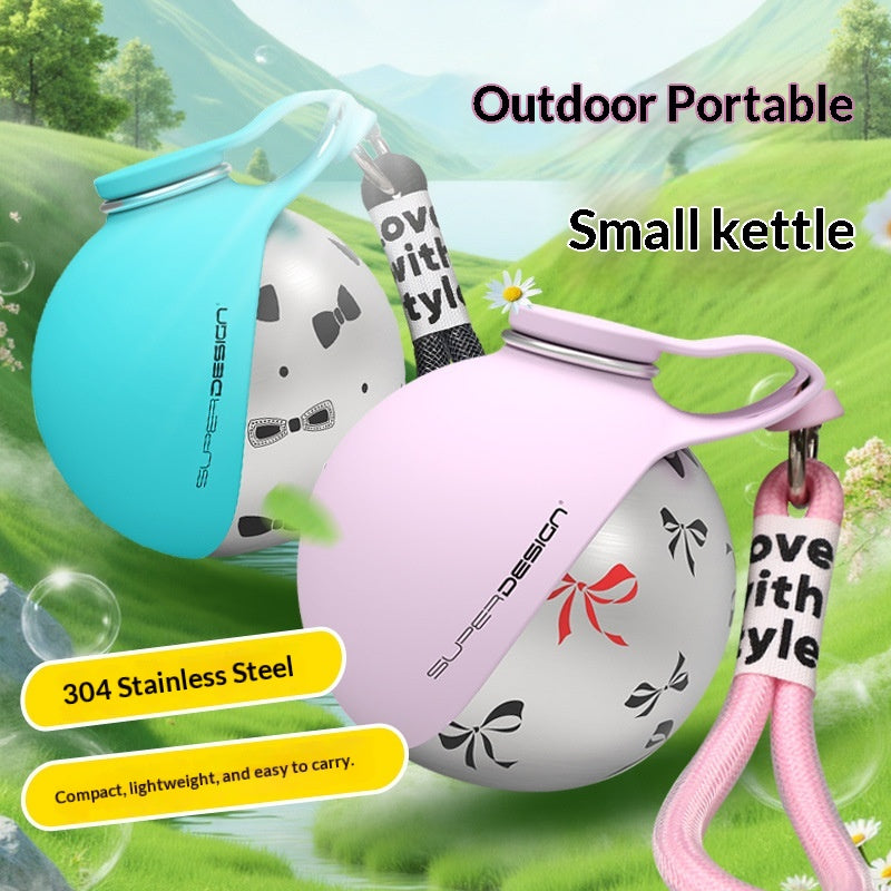 Creative Portable Stainless Steel Outdoor Pet Water Bottle & Travel Bowl – Puppies and Pets