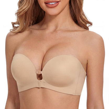 Women’s Strapless Bras – Dual Front-Buckle Design